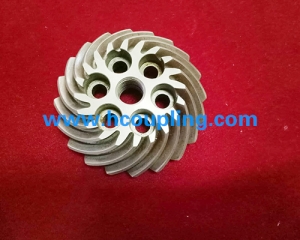 Coupler accessory pump wheel