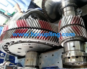 Transformation of speed hydraulic coupling