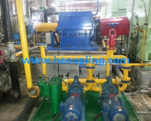 Transformation of speed hydraulic coupling