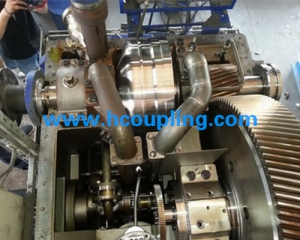 Transformation of speed hydraulic coupling