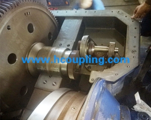 Transformation of speed hydraulic coupling