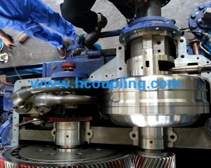 Maintenance of speed hydraulic coupling