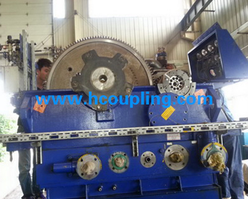 Transformation of speed hydraulic coupling