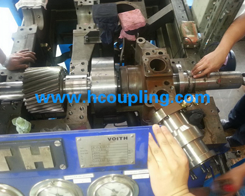 Maintenance of speed hydraulic coupling